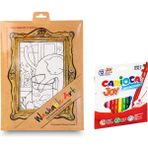 Akademi Çocuk Washable Art 2'li Set | Henri Matisse - The Cat With Red Fish, Carioca Joy 12'li Boya Kalemi