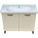 Akademik Mimarlık Arya 100 x 45 cm Mebran Kapak Banyo Dolabı - Krem