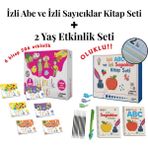 Akademik Zeka 2 Yaş Etkinlik Seti( 6 Kitap 206 Etkinlik) - Izli Abc ve Sayıcıklar Kitabları Oluklu Seti - 9