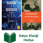 Akademisyen Kitabevi Olasılık ve Istatistik + Geometri + Dünya Klasiği Hediye - Hayır
