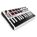 Akai Professional MPK Mini MK3 Black 8 Arkadan Aydınlatmalı Davul Pedi 8 Regülatör Müzik Üretimi Yazılımı 25 Tuşlu USB Midi Klavye Denetleyicisi