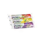 Akalın Professional Cleaning Products Florex Büzgülü Çöp Torbası 55x60 Cm 3' Lü Eko Paket Lavanta-Çilek-Limon Kokulu Çöp Poşeti