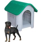 AKAN MARKETİNG Plastik Köpek Kulübesi 85X71X66 cm - Yeşil