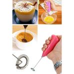 Akanhediyelik Pilli Mini Mixer Kahve Süt Köpürtücü Karıştırıcı Cappucino Mikser