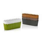 Akasya Balkon Saksı 30 cm 3 Litre (Antresit)