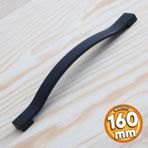 Akasya Kulp Mobilya Mutfak Dolabi Cekmece Dolap Kulplari Kapak Kulpu Kulbu Siyah Renk 160 Mm Metal