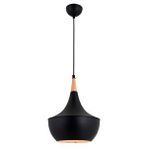 Akasya Sarkıt E27 12w 40cm Metal Siyah Avonni-av-4106-a7-bsy Boyalı