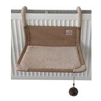 Akat Cosy Comfort Kedi Kalorifer Yatağı (Standart Panel (10cm Kalınlık), Sütlü Kahve)