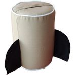 Akat Cosy Roket Kapuçino Minder-Puf - Açık Kahve