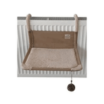 Akat Cosy Sütlü Kahve-Açık Kahverengi Comfort Kedi Kalorifer Yatağı