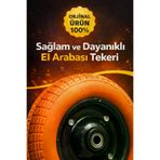 akatsuki 626-77 Profesyonel Patlamaz Yeni Nesil Pu El Arabasi Tekeri Saglam Uzun Ömürlü Rulman Bilyali Çap: 350 Mm