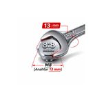 akatsuki Paslanmaz Çelik civata + Somun + Rondela Seti (M8x120mm) – 10 Adet