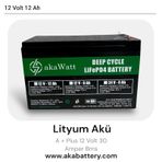 Akawatt Lityum Akü 12v 12ah Lityum Lifepo4 Batarya
