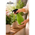 AKBA HOME Sprey Sulama Kabı 750 CC Ayarlanabilir Başlıklı Çiçek Bitki Sulama Fısfıs Şişesi Yeşil