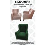 Akbal Home İtalyan Nubuk HMZ-B003 Kalıp Berjer Koltuk Örtüsü
