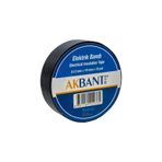 Akbant 505260 Pvc Elektrik Izole Bant 0.12MM x 19MM x 9.15 mt - Siyah