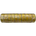 Akbant İzole Bant Elektrik Bandı - 0.12 mm x 19 mm x 10 Yrd - Sarı - 10 Adet