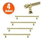Akbatı Çekmece Dolap Dolabı Kulpu Kulbu (224 Mm-22.4 Cm) Gold Rustik Kulp (4 Adet) Mobilya Mutfak
