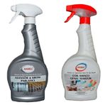 Akbel 750 ml Asansör ve Krom Parlatıcı + 750 ml Çok Amaçlı Genel Temizlik Sıvısı