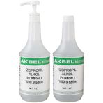 Akbel İzopropil Alkol Pompa Aparatlı 1+1Lt Yedekli %99.9 Saflıkta