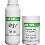 Akbel Oksalik Asit 900 Gr ve Gliserin 1 Kg 2'li Set