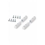AKBELL İ GROUP PVC Pimapen Sineklik Menteşesi, Plastik, Beyaz, Vida Dahil, 10x10x10 cm