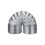 AKBELLİ GROUP Aspiratör Davlumbaz Borusu, Alüminyum, 127 mm Çap, 10 Metre, Telli Flexible Havalandırma Borusu