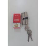 AKBELLİ GROUP Kapı Kilidi Barel, Sebu Marka, Beyaz, Bilyalı Mekanizma, 68mm, German Barel, Model 406