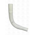 AKBELLİ GROUP Visam Deniz 2000 Plastik Rezervuar Gider Borusu Deve Boynu, Beyaz, 45.5 cm Uzunluk, 5 cm Çap