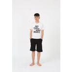 Akbeniz 20377 Ekru Erkek Pijama Takımı