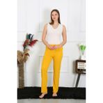 Akbeniz 27513 Sarı Kadın Pijama Altı