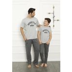 Akbeniz 50102 Gri Erkek Pijama Takımı