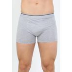 Akbeniz Erkek Pamuk Likralı Boxer Gri 40133