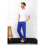 Akbeniz Erkek Pamuk Saks Tek Alt Pijama 27495 - XL