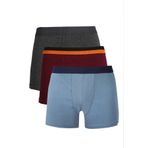 Akbeniz Erkek Penye 3'lü Boxer 40093