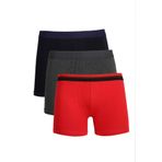 Akbeniz Erkek Penye 3'lü Boxer 40097