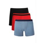 Akbeniz Erkek Penye 3'lü Boxer 40101
