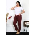 Akbeniz Kadın Pamuklu Büyük Beden Alt Pijama 27498