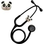 Akça Medikal Panda Steteskop Süsü - Siyah - Beyaz - Pudra