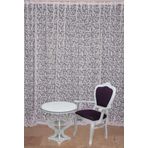 Akça Tekstil 300 x 260 cm Sultan 2 Kırık Beyaz Tek Kanat Hazır Dikilmiş Pileli Fon Perde