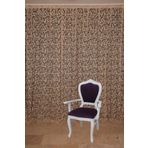 Akça Tekstil 300 x 260 cm Sultan 2 Vizon Tek Kanat Hazır Dikilmiş Pileli Fon Perde