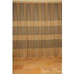 Akça Tekstil 300x260 cm Gold Geometrik Tek Kanat Dikilmiş Pileli Fon Perde