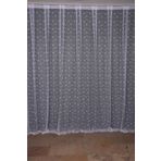 Akça Tekstil 300x260 cm Kırık Beyaz Kuş Model Tek Kanat Dikilmiş Pileli Fon Perde