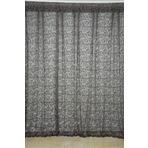 Akça Tekstil 300x260 cm Koyu Vizon Sultan 2 Tek Kanat Hazır Dikilmiş Pileli Fon Perde