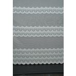 Akça Tekstil 300x260 cm Krem Dantel Model Tek Kanat Hazır Dikilmiş Pileli Fon Perde