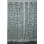 Akça Tekstil 300x260 cm Krem Mermer Model Tek Kanat Dikilmiş Pileli Fon Perde