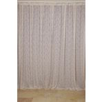 Akça Tekstil 300x260 cm Vizon Mikro Model Tek Kanat Hazır Dikilmiş Pileli Fon Perde