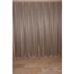 Akça Tekstil 300x260 cm Vizon Seyrek Noktalı Model Tek Kanat Hazır Pileli Fon Perde