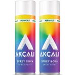 Akçalı 501 Mat Beyaz 400 ml 2 Adet Sprey Boya