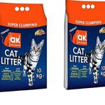 AKCAT Akkum Doğal İnce Taneli Marsilya Kedi Kumu 10 Kg * 2 Adet